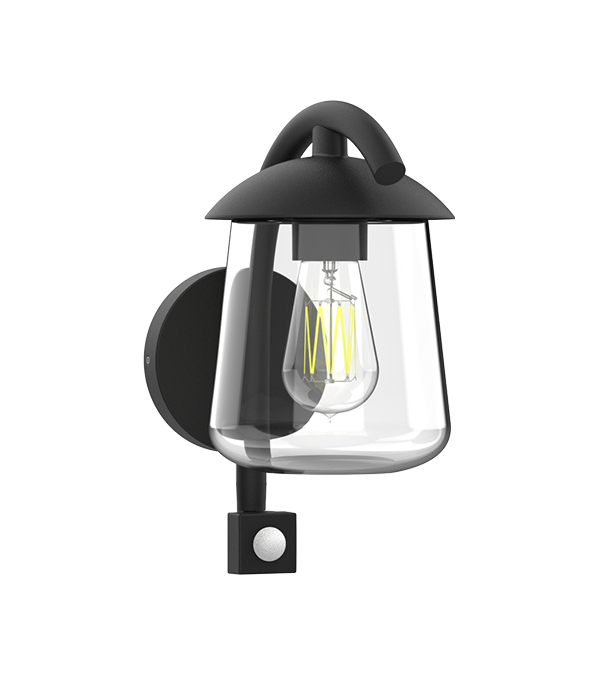 Parrot Bend Lampă de perete cu inducție din sticlă cu partea plată HR60673S Parrot Bend Lampă de perete cu inducție din sticlă cu partea plată HR60673S