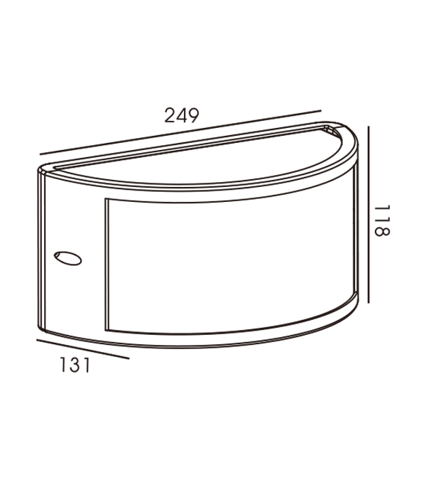 Aplica de perete tip D HR60531 Aplica de perete tip D HR60531