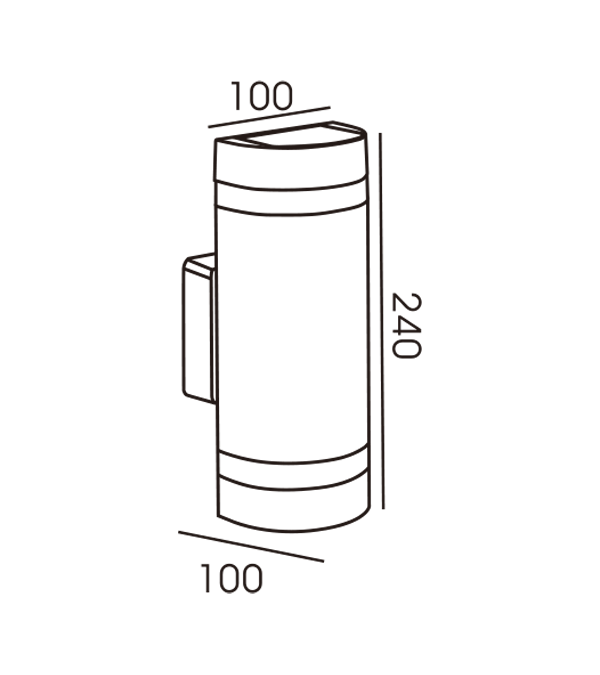 100 Lampă de perete cu un singur cap cu dungi semi-circulare HR60172 100 Lampă de perete cu un singur cap cu dungi semi-circulare HR60172