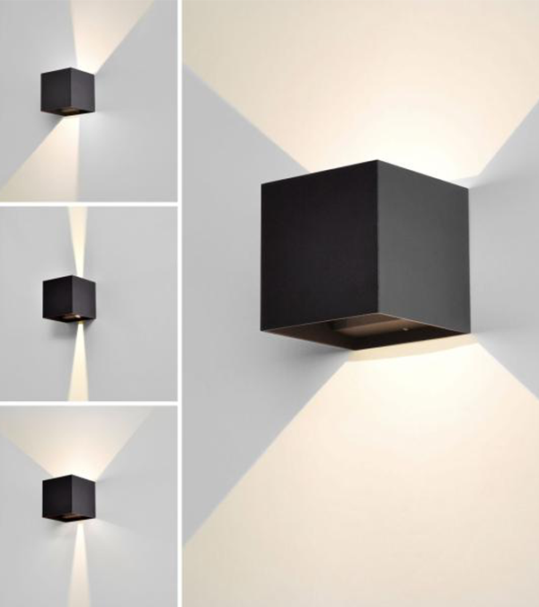 Lampă de perete cu 100 de LED-uri pătrate cu reglaj bidirecțional HR60432-LED Lampă de perete cu 100 de LED-uri pătrate cu reglaj bidirecțional HR60432-LED