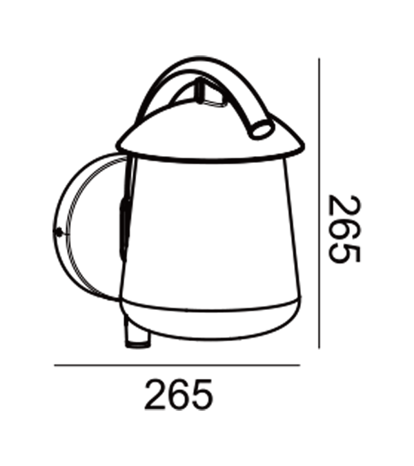 Lampă de perete din sticlă Parrot Bend HR60673 Lampă de perete din sticlă Parrot Bend HR60673