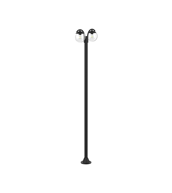 Lumină de grădină rotundă din sticlă dublă HR60693 Lumină de grădină rotundă din sticlă dublă HR60693