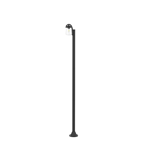 Lumină de grădină cu un singur cap plat HR60702 Lumină de grădină cu un singur cap plat HR60702
