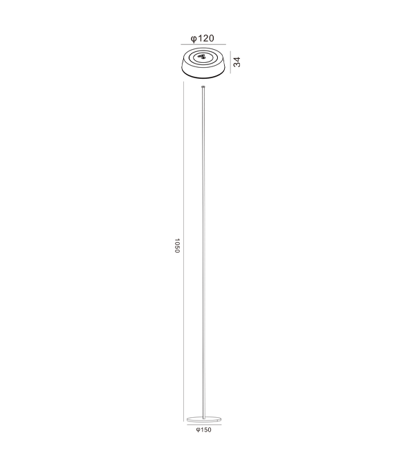 Lampă de birou cu încărcare plată înaltă 1090 HR90053-1090 Lampă de birou cu încărcare plată înaltă 1090 HR90053-1090