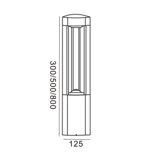 125 Triunghi GX53 Lumină pentru gazon HR60031-300-GX53 125 Triunghi GX53 Lumină pentru gazon HR60031-300-GX53