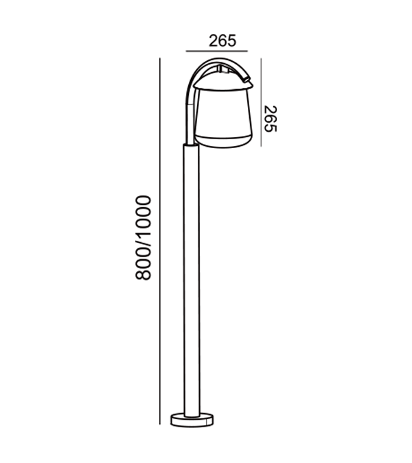 Parrot Flat Top Glass Light Garden HR60701-800 Parrot Flat Top Glass Light Garden HR60701-800