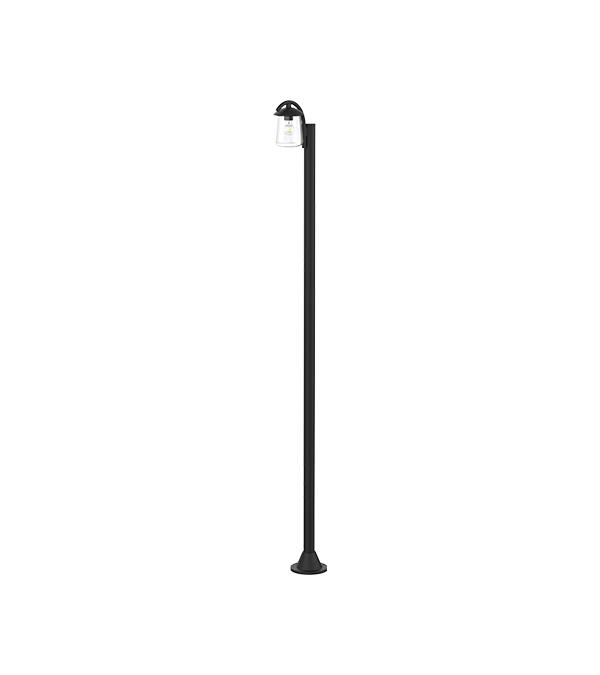 Lumină de grădină cu un singur cap plat HR60702 Lumină de grădină cu un singur cap plat HR60702