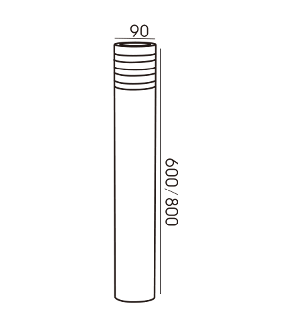 90 Lumină circulară de grădină cu trei straturi HR60063-800 90 Lumină circulară de grădină cu trei straturi HR60063-800