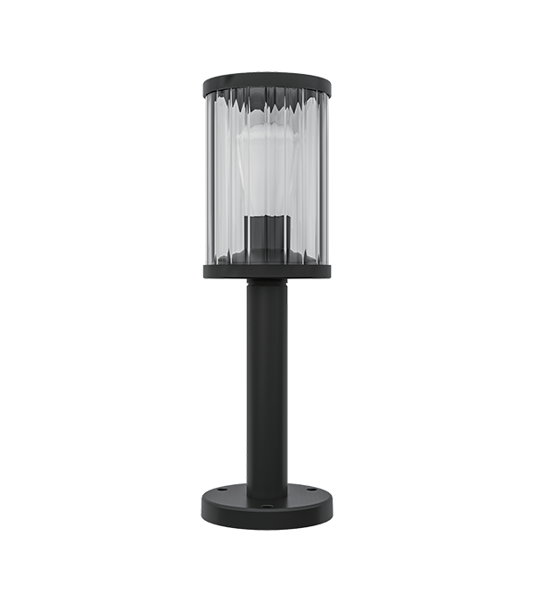 Lampă de grădină E27 din sticlă cu dungi verticale HR60131-600 Lampă de grădină E27 din sticlă cu dungi verticale HR60131-600