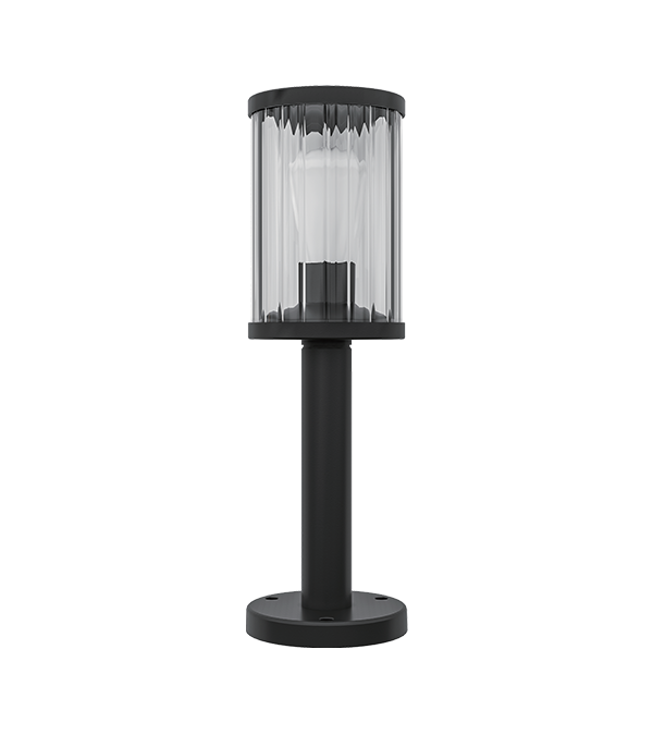 Lampă de grădină LED din sticlă cu dungi verticale HR60132-600 Lampă de grădină LED din sticlă cu dungi verticale HR60132-600