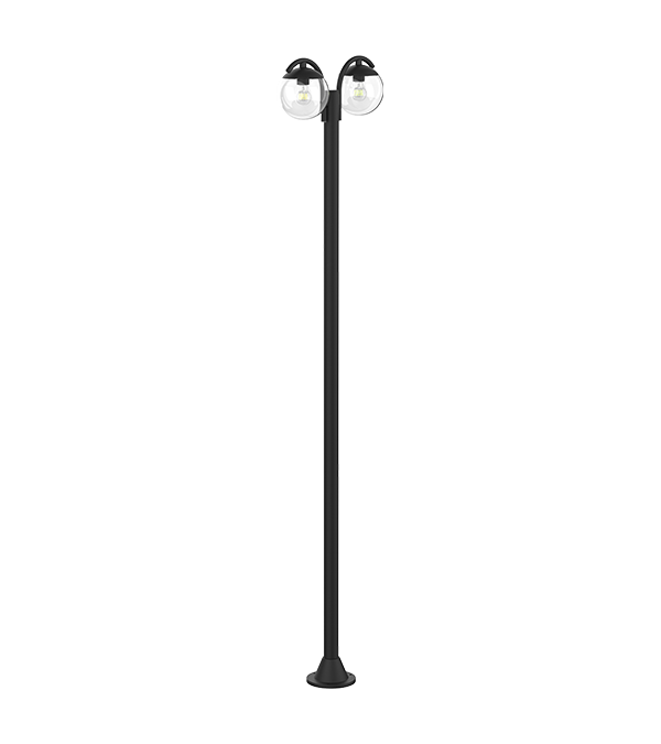 Lumină de grădină rotundă din sticlă dublă HR60693 Lumină de grădină rotundă din sticlă dublă HR60693