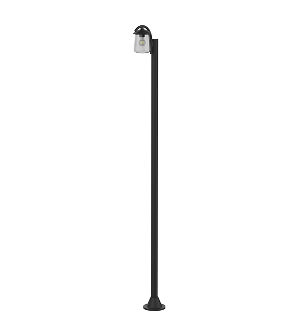 Lumină de grădină cu un singur cap plat HR60702 Lumină de grădină cu un singur cap plat HR60702