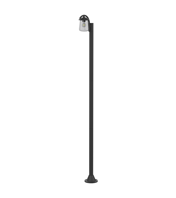 Lumină de grădină cu un singur cap plat HR60702 Lumină de grădină cu un singur cap plat HR60702