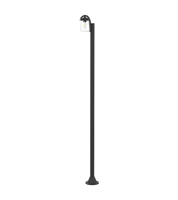 Lumină de grădină cu un singur cap plat HR60702 Lumină de grădină cu un singur cap plat HR60702