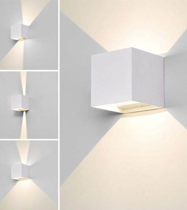 Lampă de perete cu 100 de LED-uri pătrate cu reglaj bidirecțional HR60432-LED Lampă de perete cu 100 de LED-uri pătrate cu reglaj bidirecțional HR60432-LED